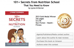 Lynne Dorner | Award Winning Author 2015 Health  and Fitness